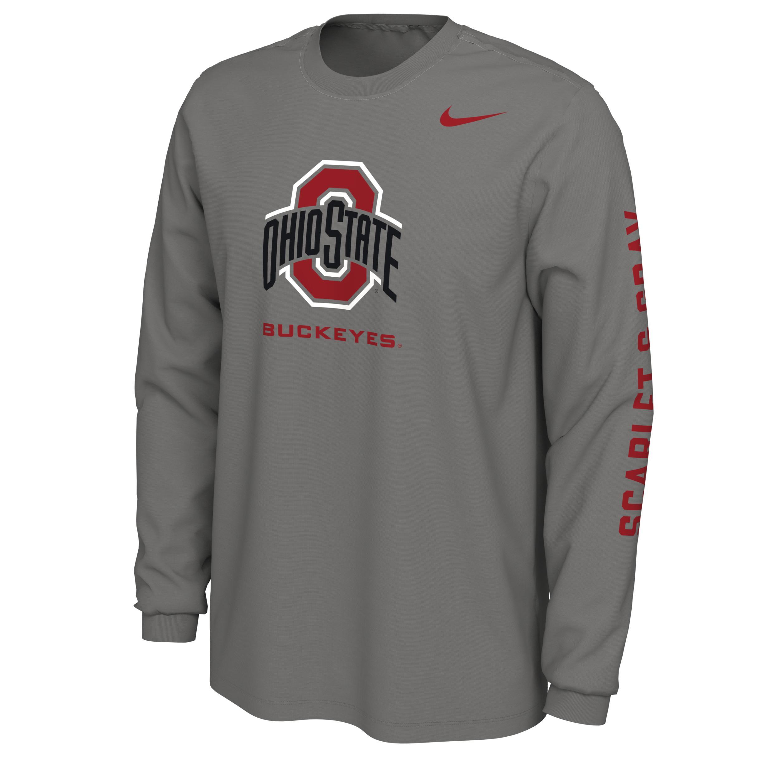 Ohio State Nike Men's College Long-Sleeve T-Shirt Product Image