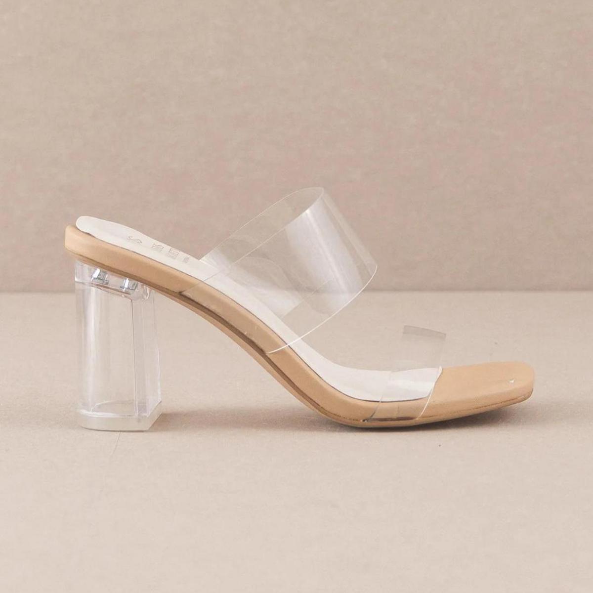 Emma Block Heels Clear product image