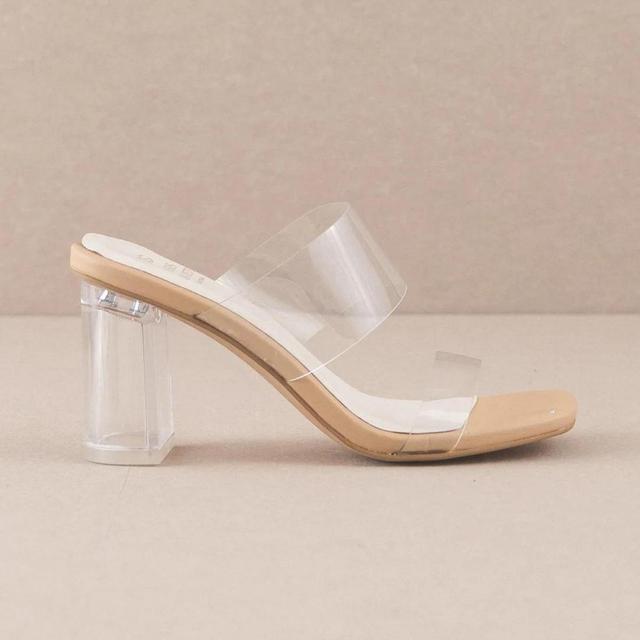 Emma Block Heels Clear Product Image