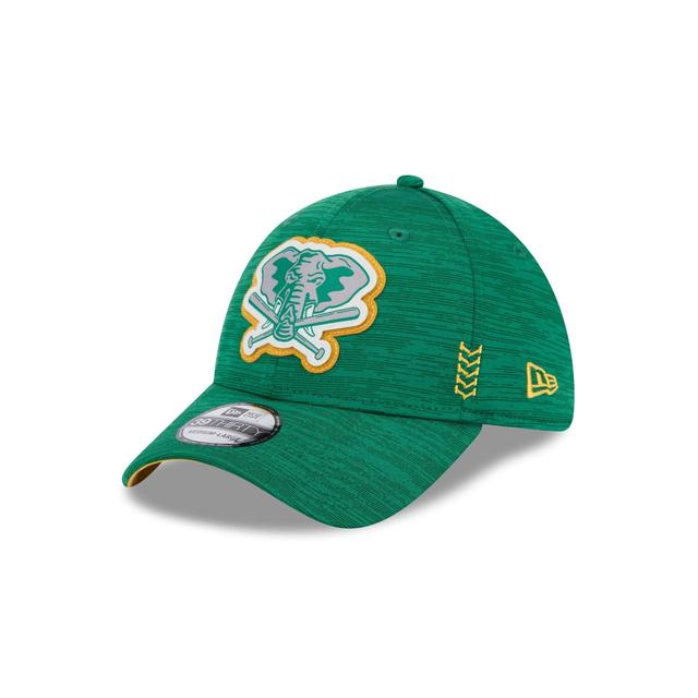 Oakland Athletics 2024 Clubhouse 39THIRTY Stretch Fit Hat Male Product Image