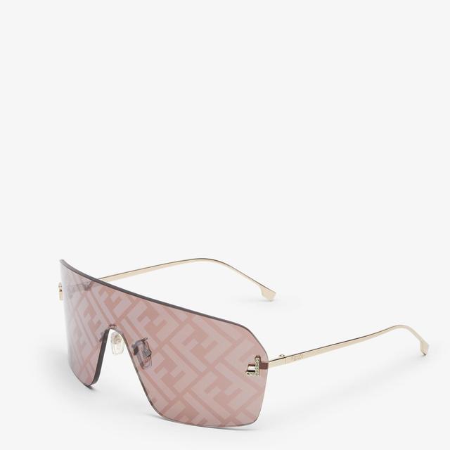 Fendi First CrystalBrown shield sunglasses Product Image