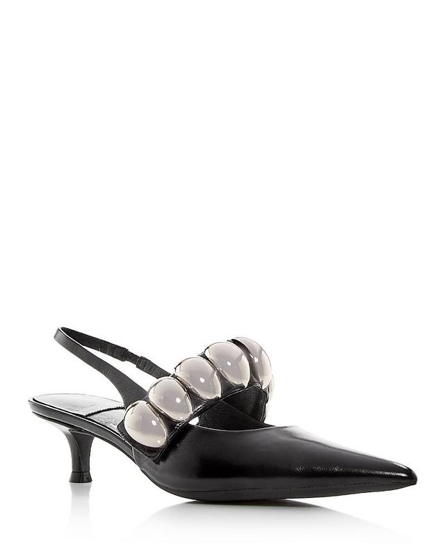 Jeffrey Campbell Womens Persona Embellished Slingback Pumps Product Image