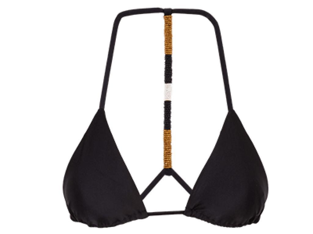 Ella Triangle Top - Black Product Image