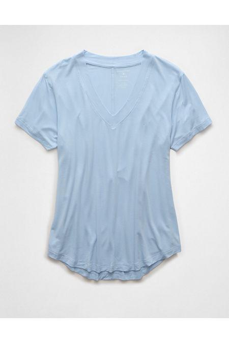 AE Soft Sexy Oversized V-Neck T-Shirt Women's Product Image