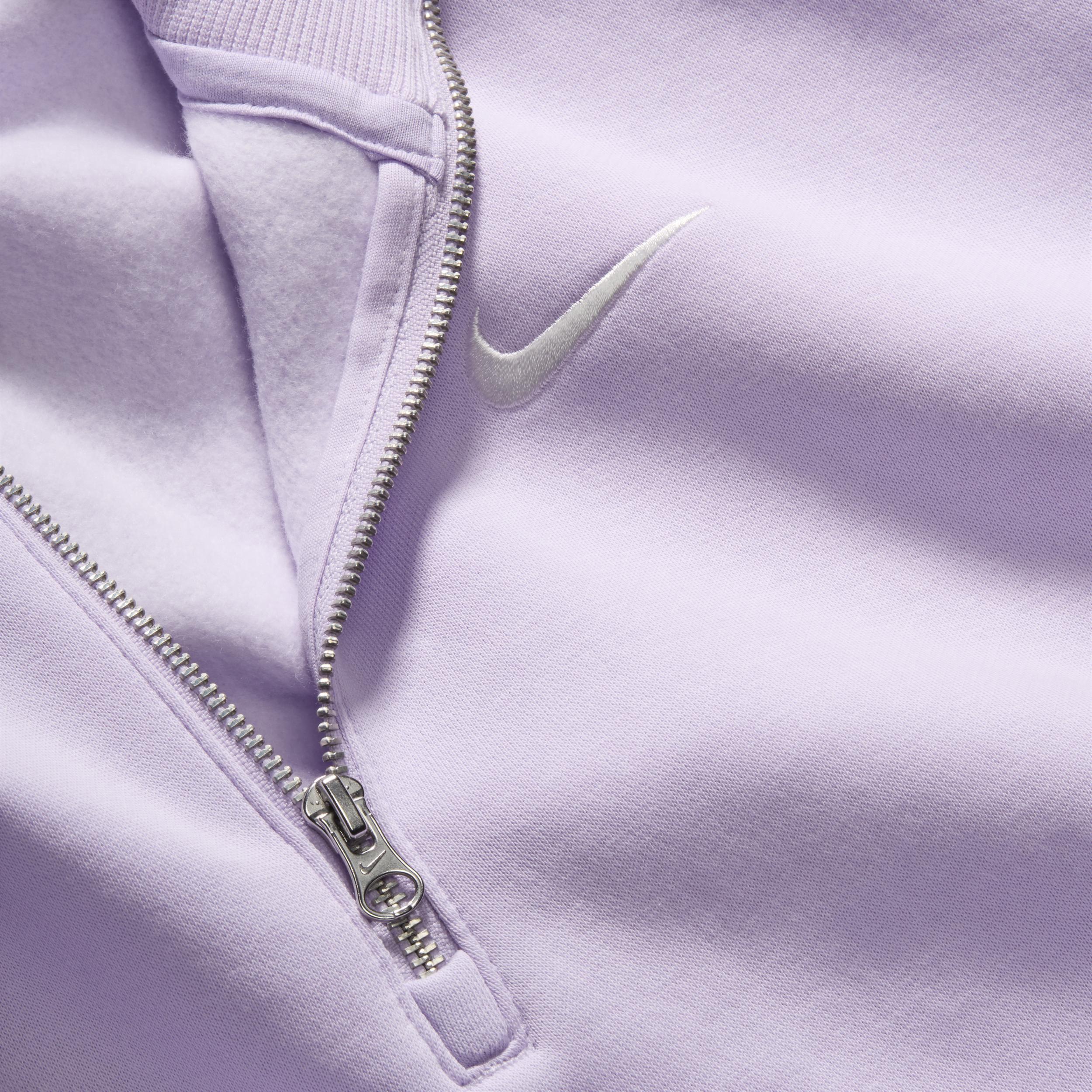 Women's Nike Sportswear Phoenix Fleece 1/2-Zip Cropped Sweatshirt Product Image