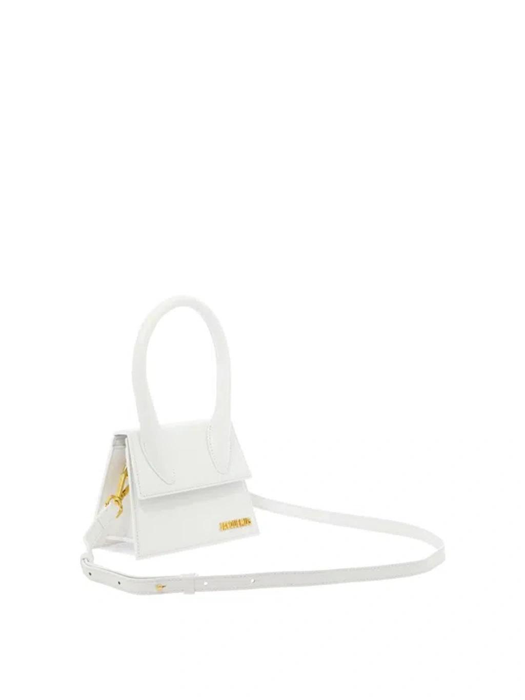 JACQUEMUS Women's Le Chiquito Moyen Bag In White Product Image