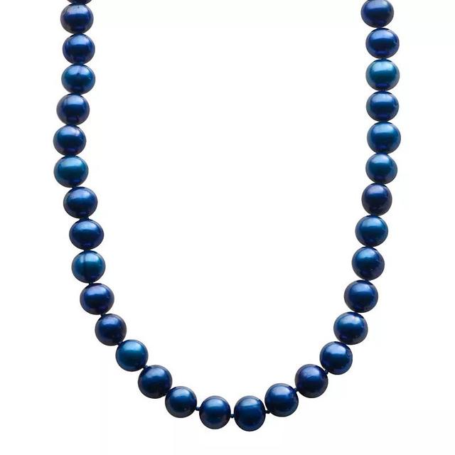 PearLustre by Imperial Dyed Freshwater Cultured Pearl Sterling Silver Necklace, Womens Blue Blue Product Image