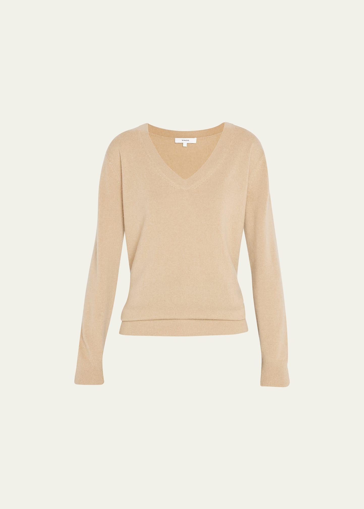 Weekend V-Neck Cashmere Pullover Sweater Product Image