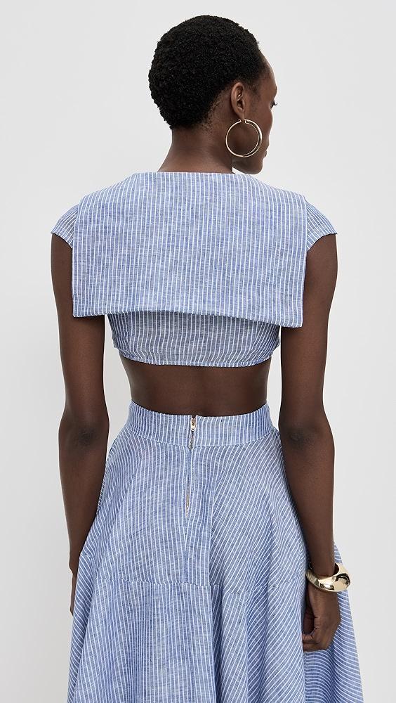 House of Aama Azaka Crop Top | Shopbop Product Image