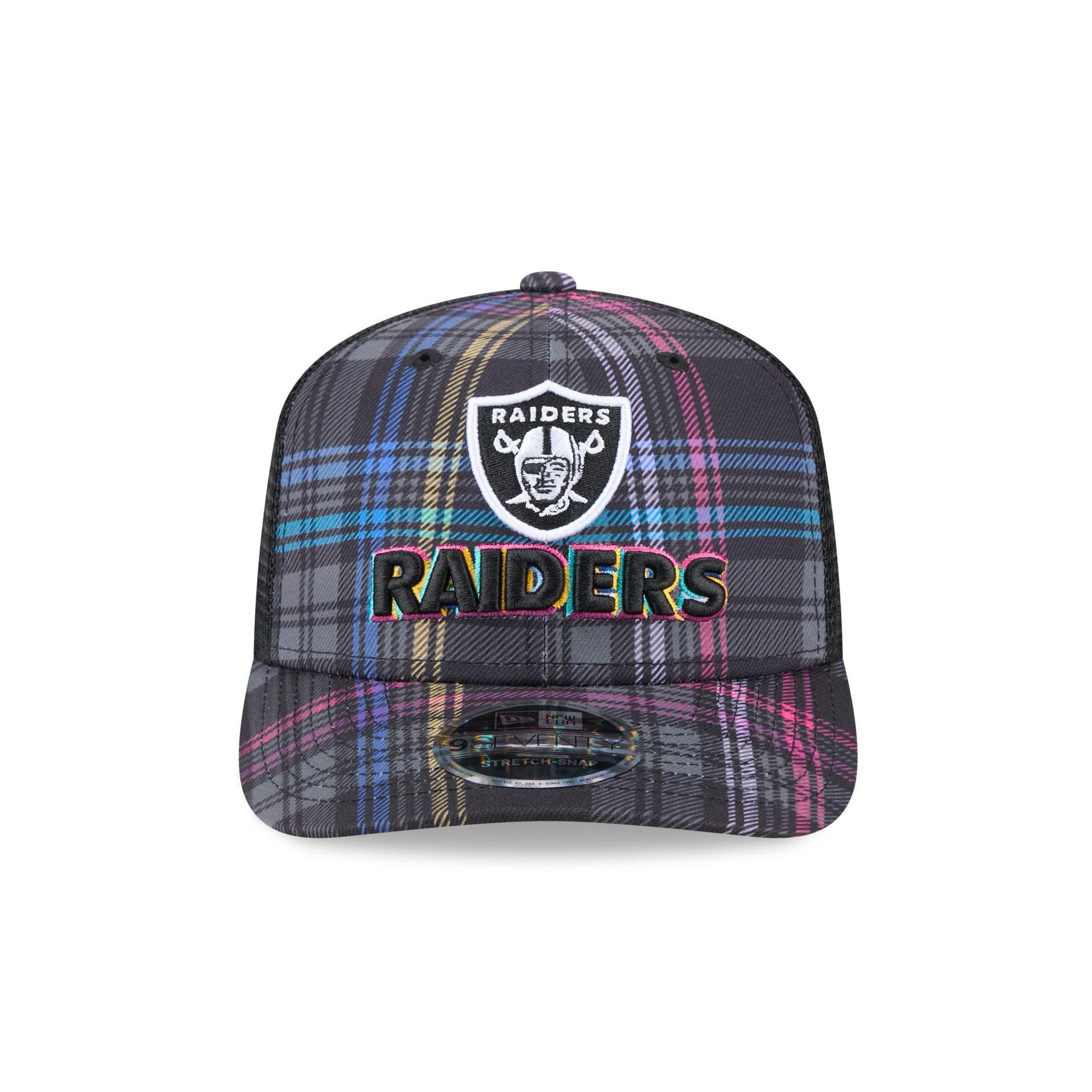 Las Vegas Raiders 2024 Crucial Catch 9SEVENTY Trucker Hat Male Product Image