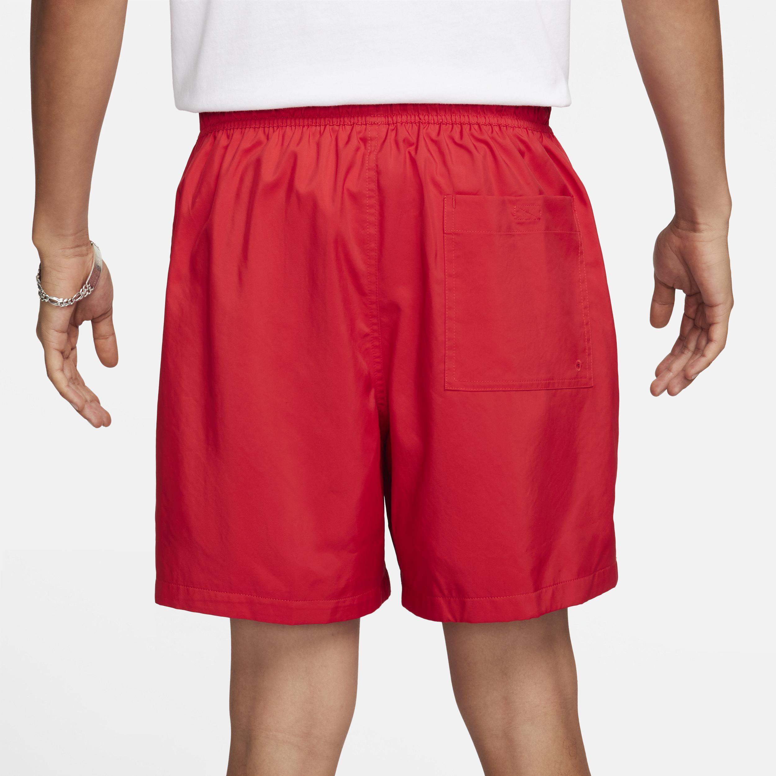 Nike Mens Nike Club Flow Shorts - Mens University Red/White Product Image