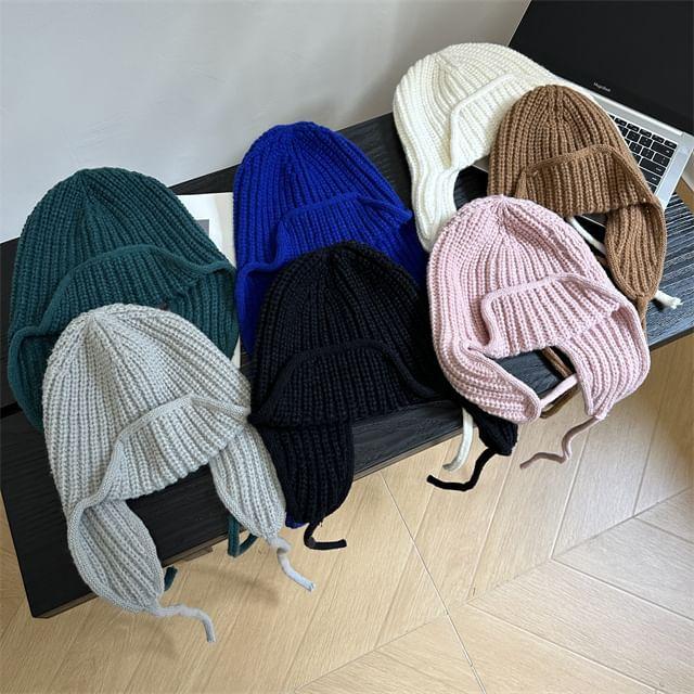 Plain Earflap Hat Product Image