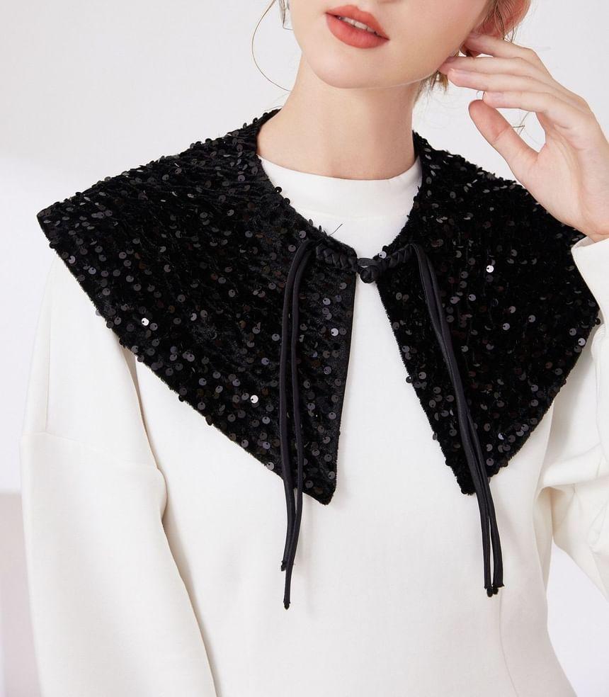 Sequined Capelet Product Image