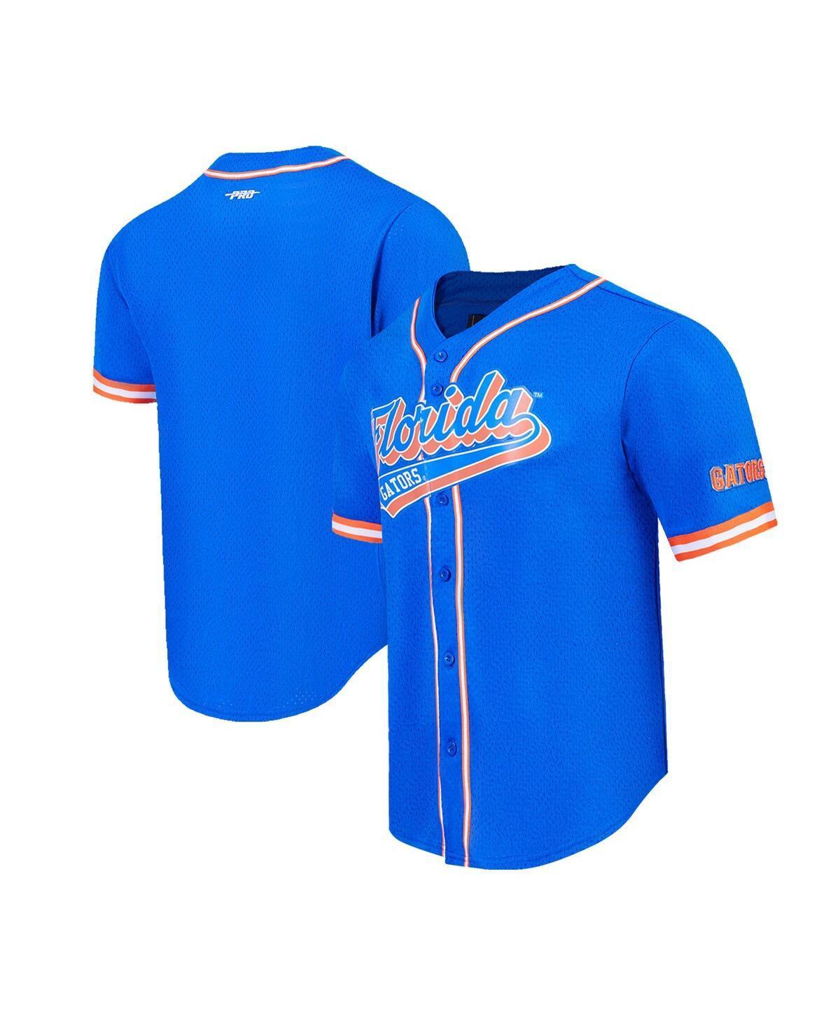 Pro Standard Mens Royal Florida Gators Mesh Full-Button Replica Baseball Jersey - Royal Product Image