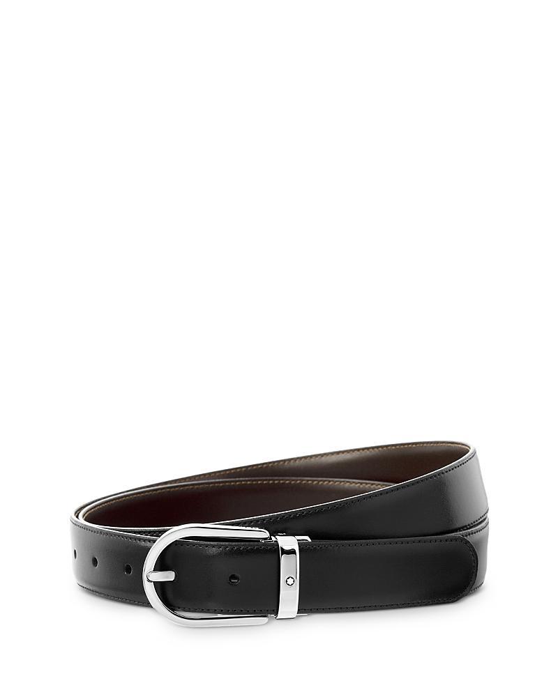 Montblanc Horseshoe Buckle Reversible Leather Belt Product Image