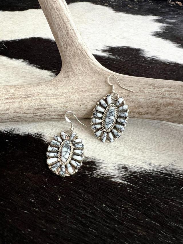 Unforgettable Navajo Sterling Silver Earrings Product Image