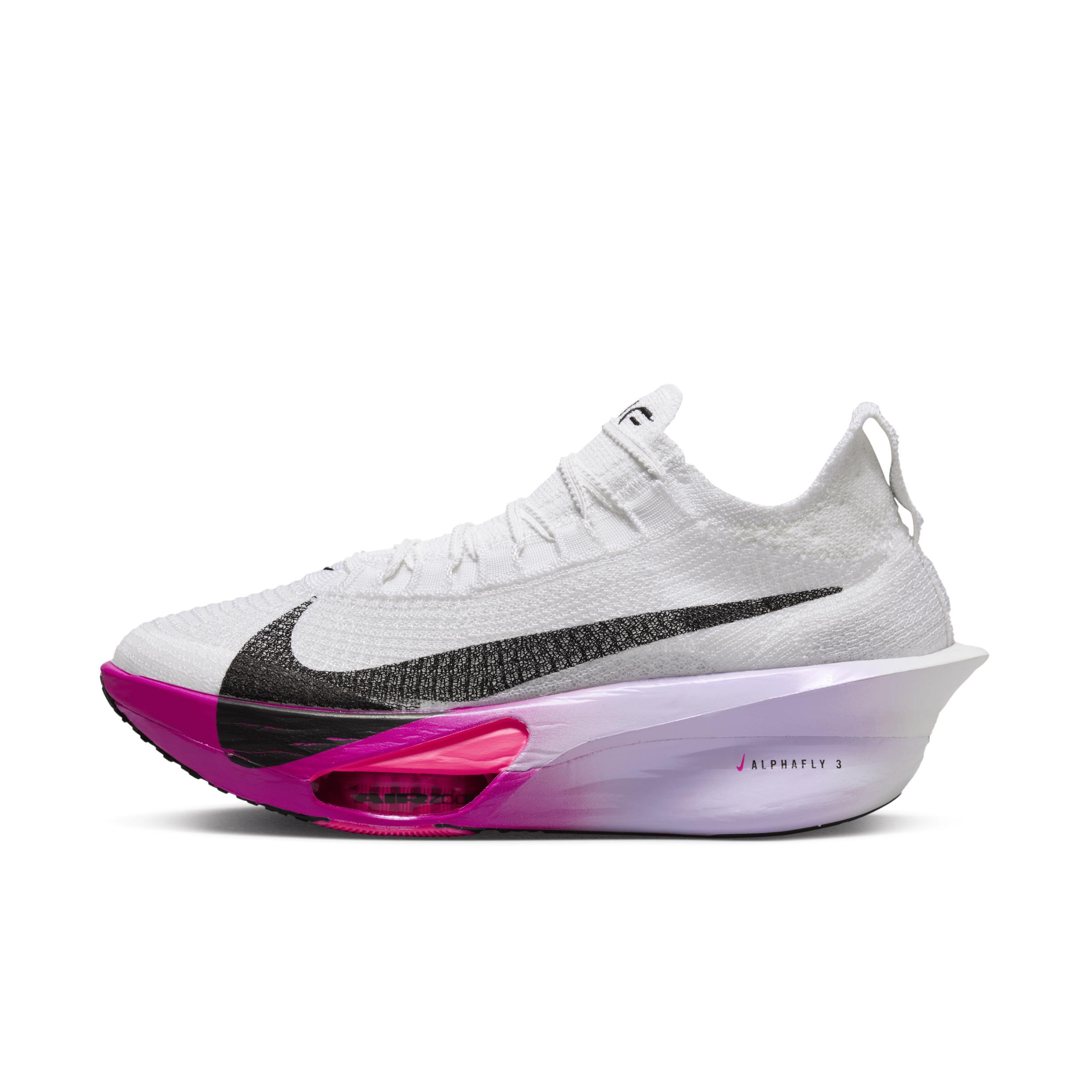 Nike Womens Nike Air Zoom Alphafly Next Flyknit 3 - Womens Running Shoes Purple/White Product Image