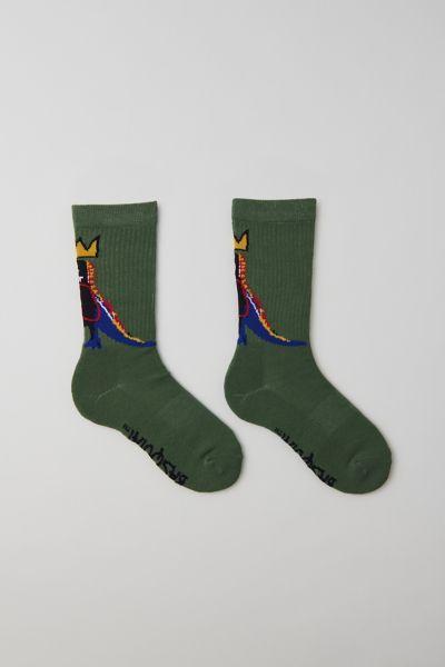 Basquiat Dino Crew Sock Mens at Urban Outfitters Product Image