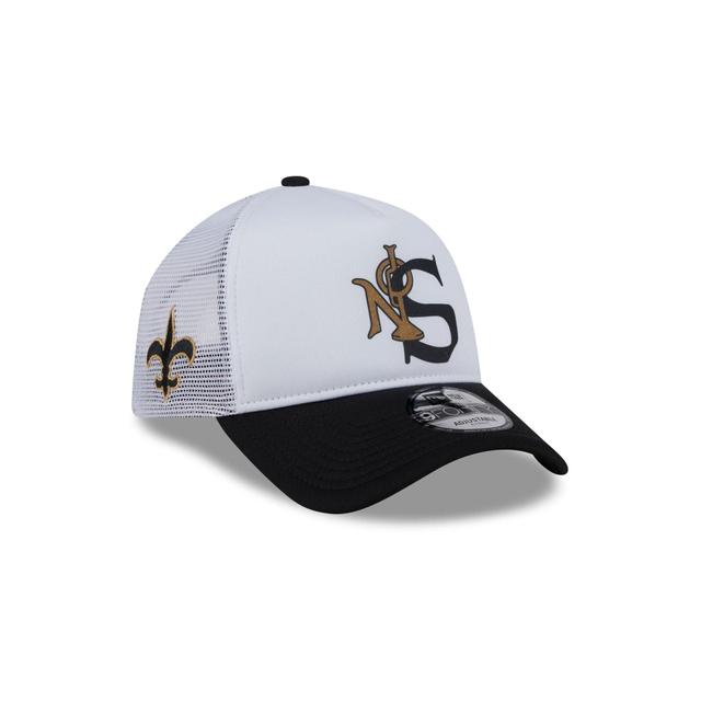 New Orleans Saints City Originals 9FORTY A-Frame Snapback Hat Male Product Image