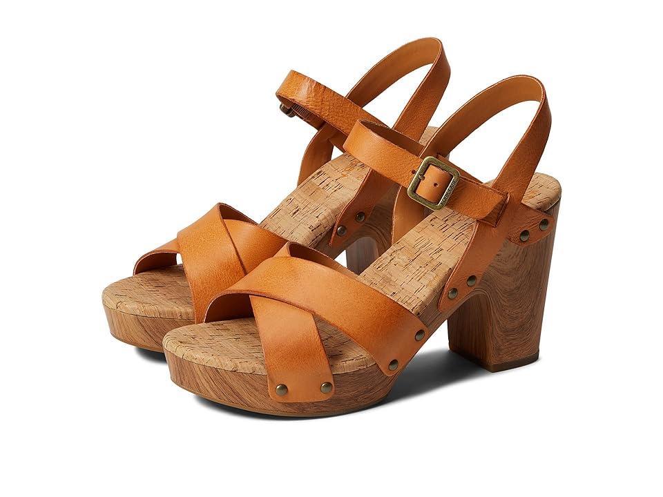 Kork-Ease Drew Leather Cross Banded Platform Sandals Product Image