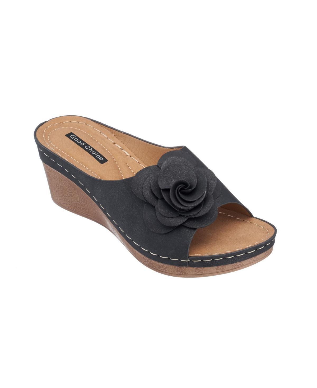 Gc Shoes Womens Tokyo Floral Wedge Sandals Product Image