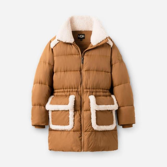 UGG Womens Amal Plushseam Puffer Coat Nylon Product Image