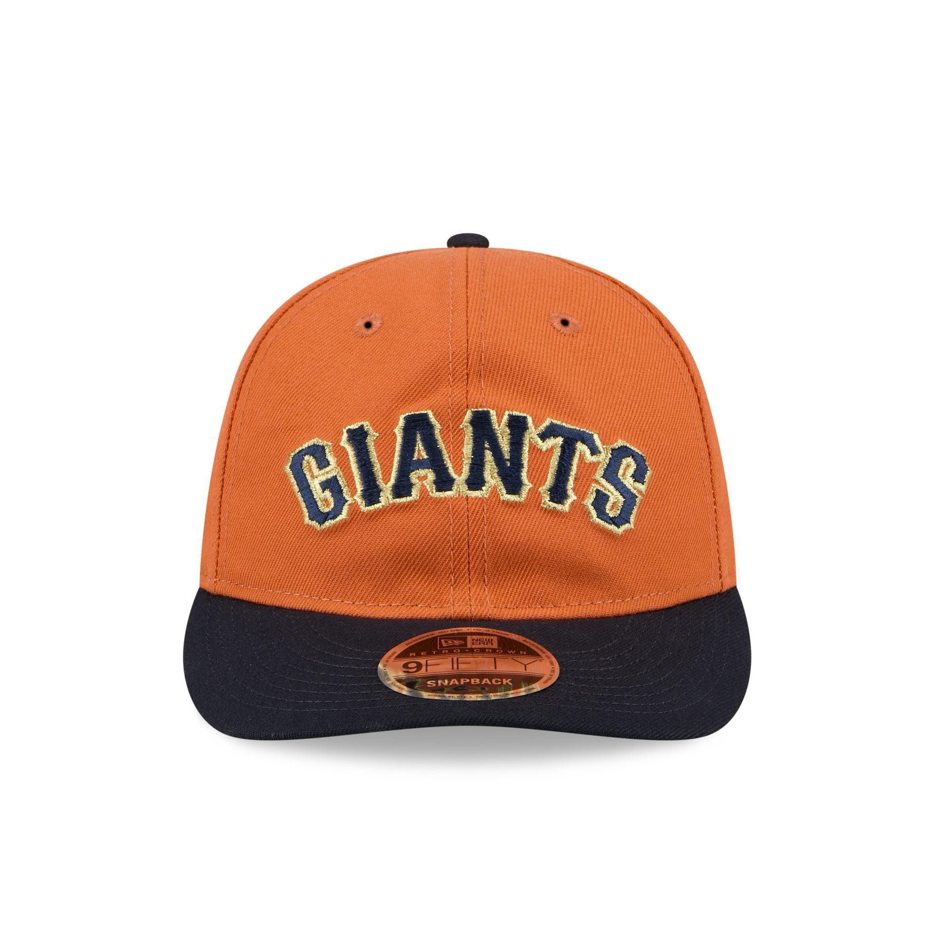 San Francisco Giants Gold Wood Retro Crown 9FIFTY Snapback Hat Male Product Image