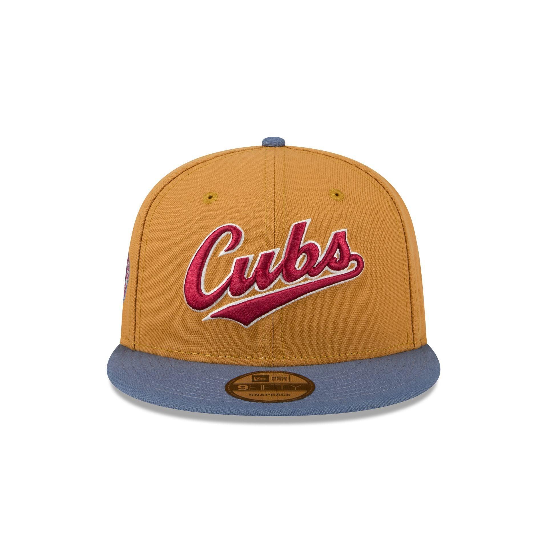 Chicago Cubs Panama Tan 9FIFTY Snapback Hat Male Product Image