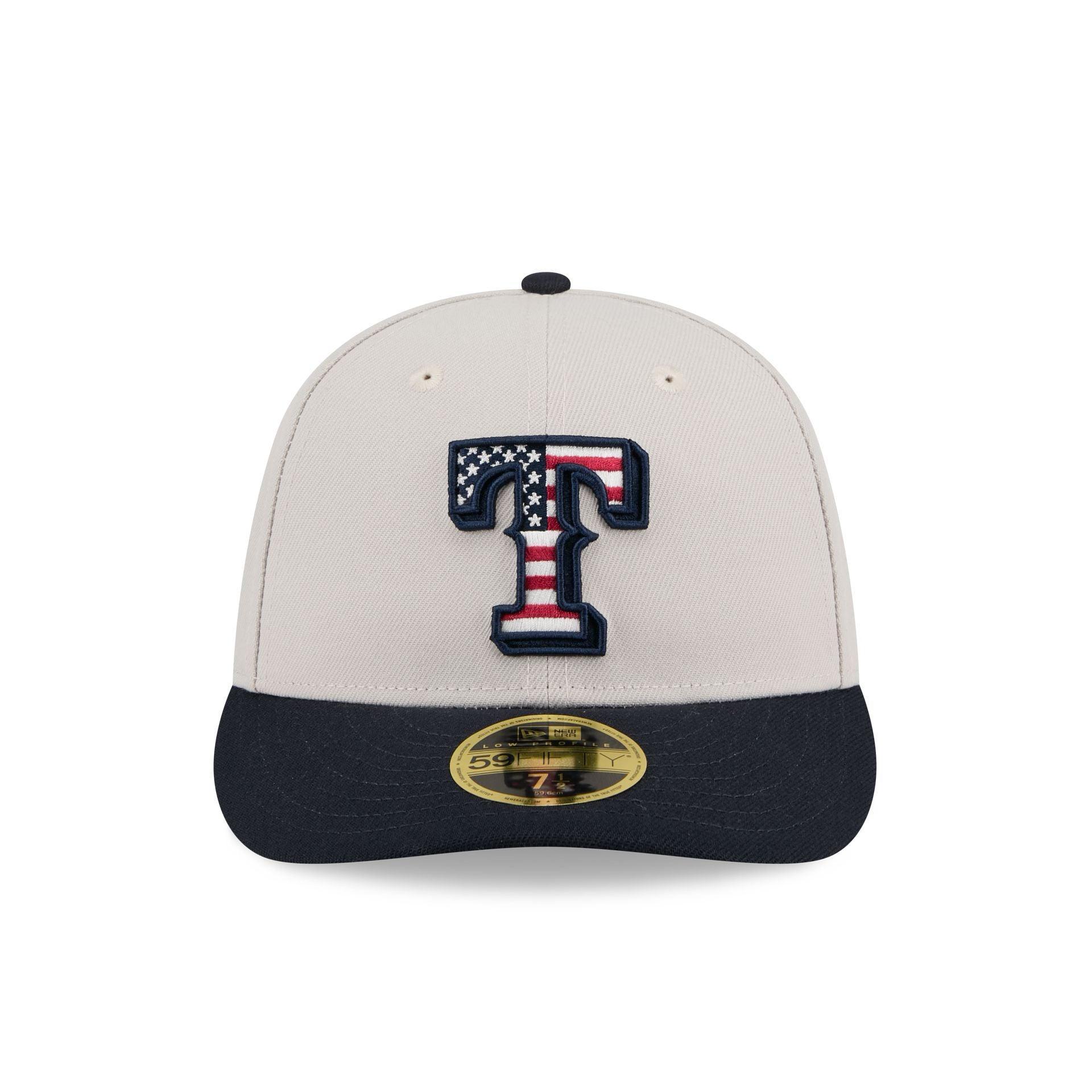 Texas Rangers Independence Day 2024 Low Profile 59FIFTY Fitted Hat Male Product Image