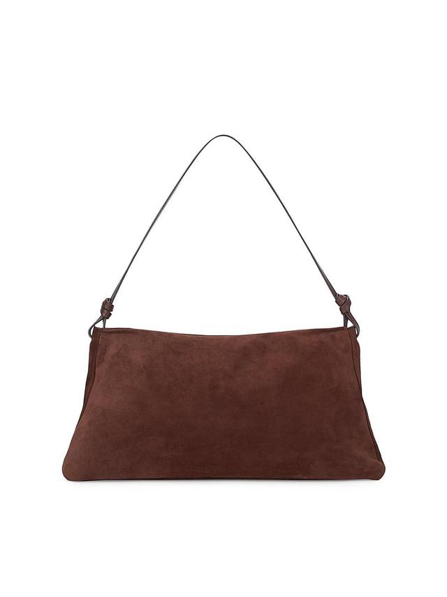 Womens Wally Suede Shoulder Bag Product Image