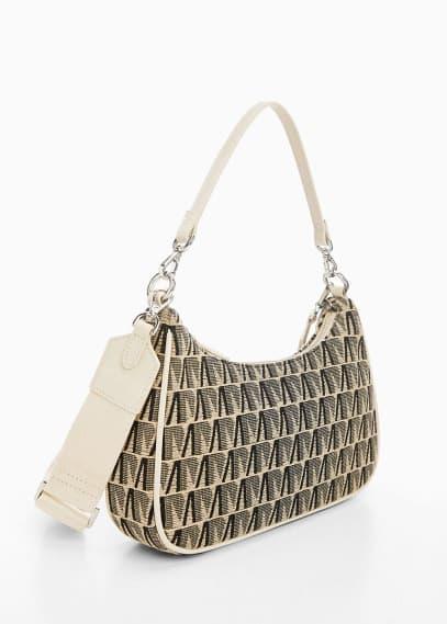 MANGO - Jacquard shoulder bag - One size - Women Product Image