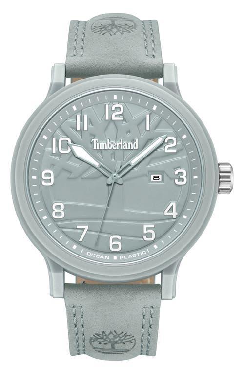 Timberland Leather Strap Watch, 46mm Product Image