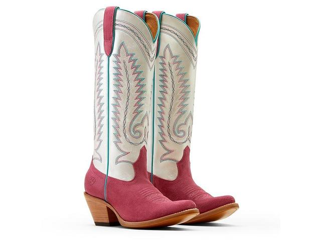 Ariat Ambrose Western Boots (Raspberry Suede) Women's Shoes Product Image