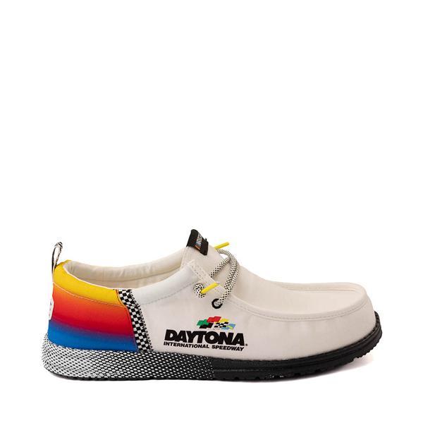 Mens HEYDUDE x Nascar® Wally Daytona® Slip-On Casual Shoe Multicolor Product Image