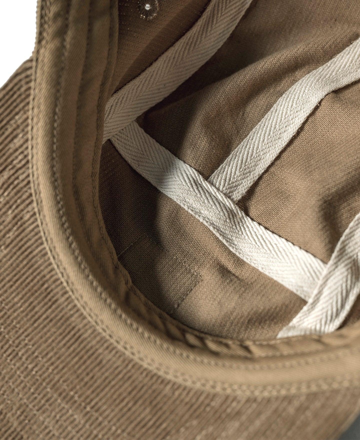 12.5 oz Corduroy 5 Panel Cap - Khaki Product Image