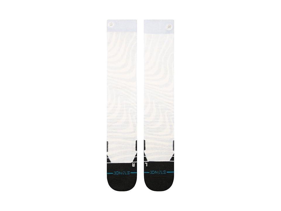 Stance Directions Mid Poly Snow (Grey) Women's Crew Cut Socks Shoes Product Image