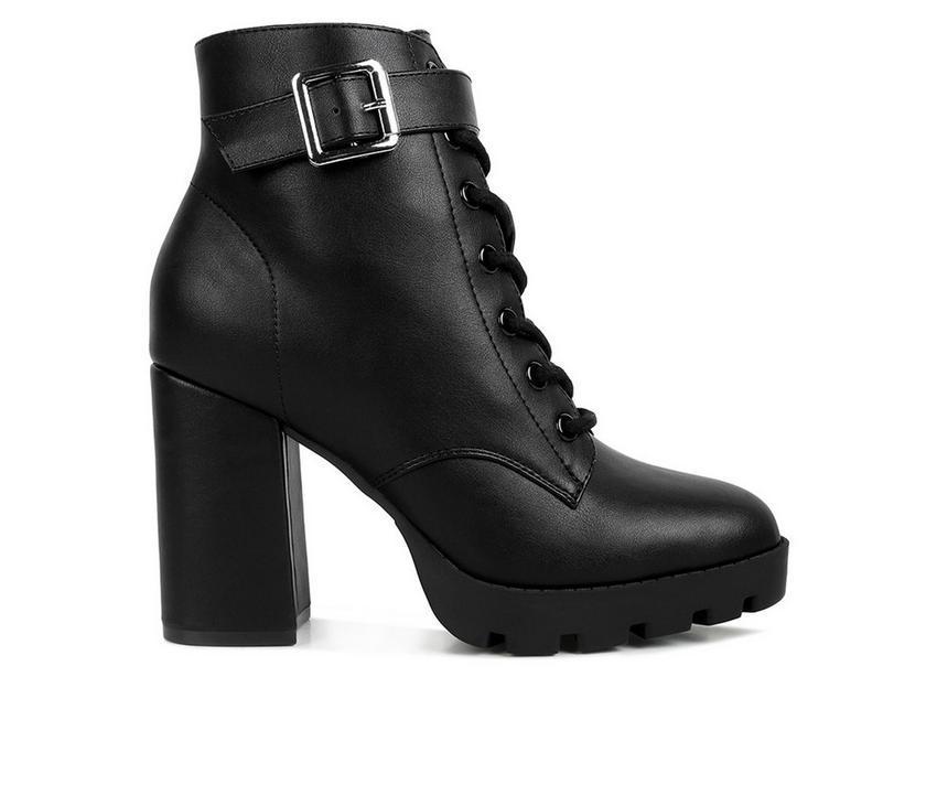 Women's London Rag Grahams Platform Heeled Combat Boots Product Image