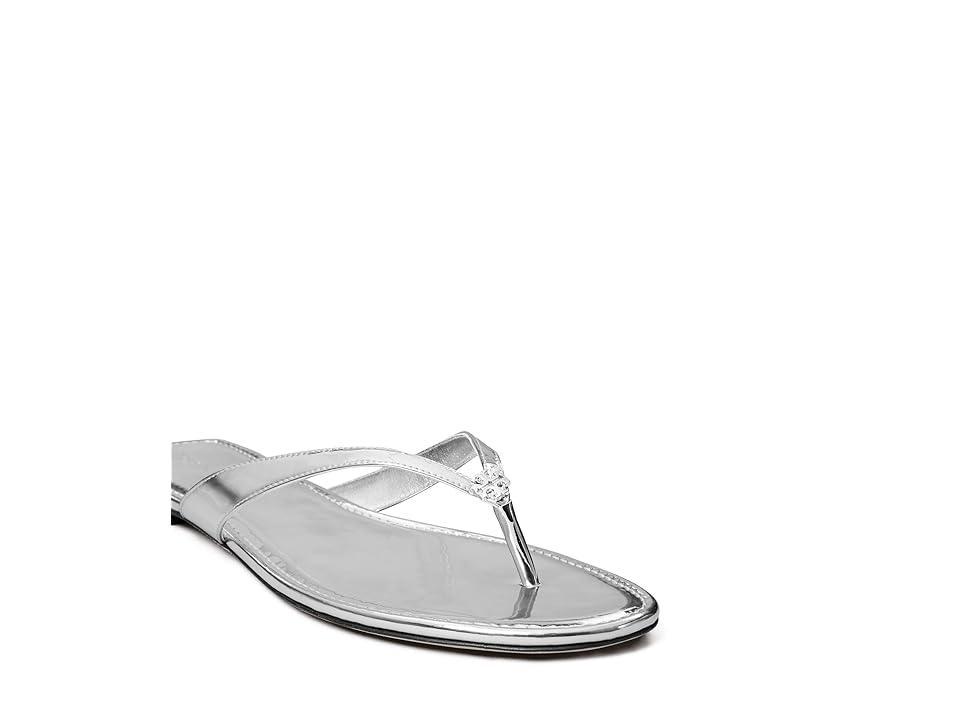 Tory Burch Classic Flip-Flop (Argento) Women's Shoes Product Image