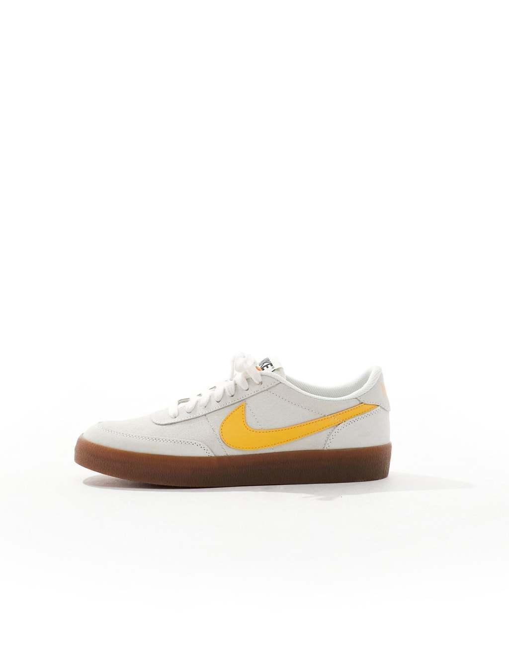 Nike Killshot 2 suede sneakers in white and yellow Product Image