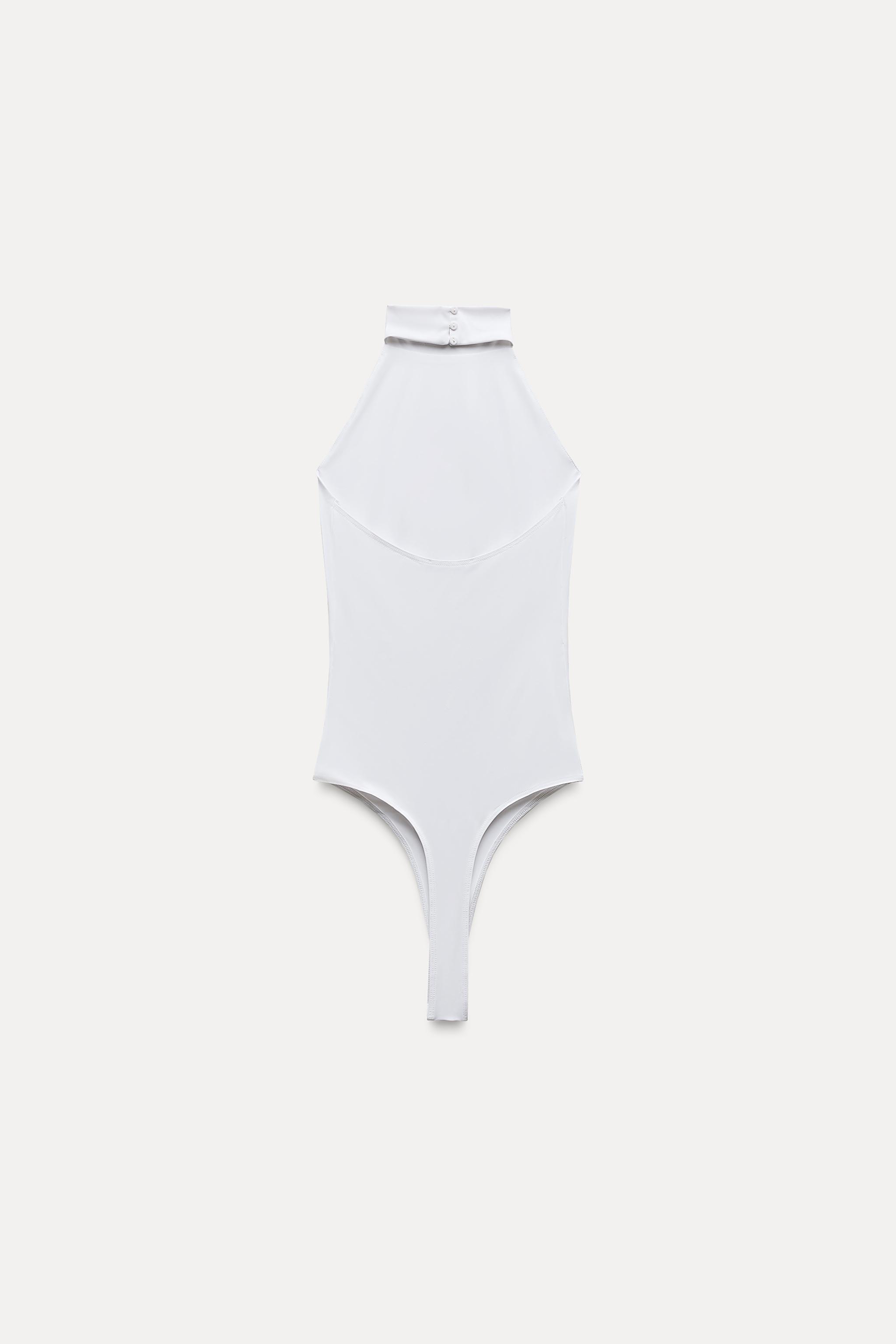 OPEN BACK HALTER BODYSUIT Product Image