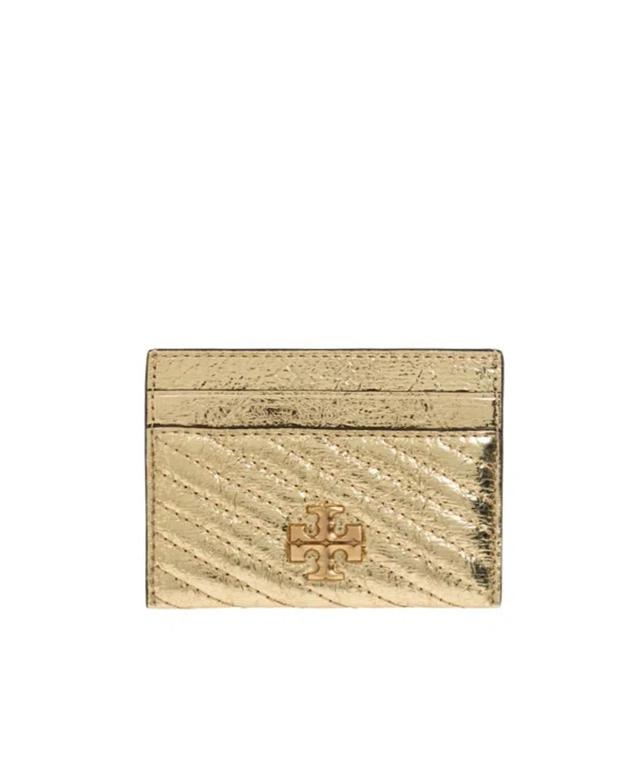 TORY BURCH Kira Card Holder In Golden Product Image