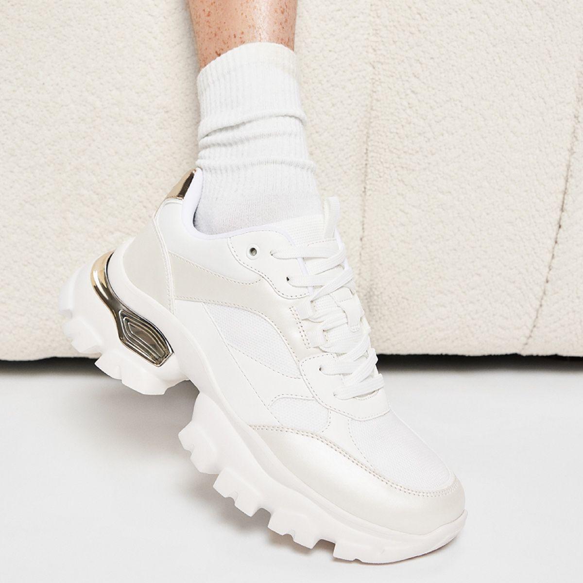 Hypestep White Women's Platform and wedge sneakers | ALDO US Product Image