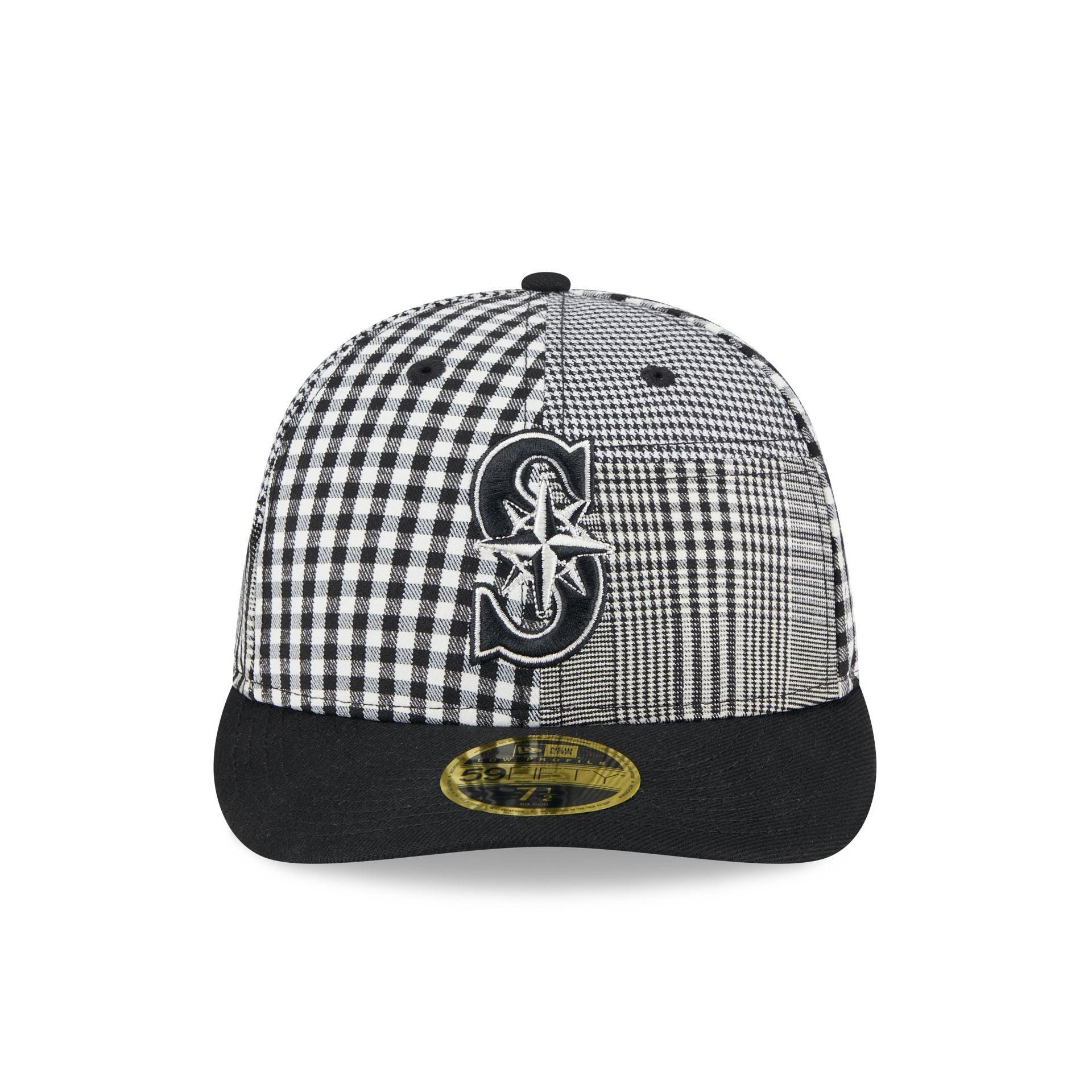 Seattle Mariners Patch Plaid Low Profile 59FIFTY Fitted Hat Male Product Image