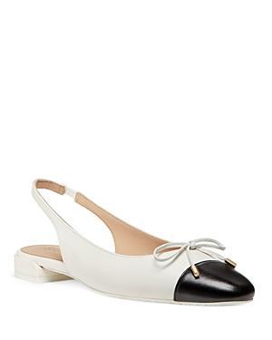 Sleek Bicolor Slingback Ballerina Flats Product Image