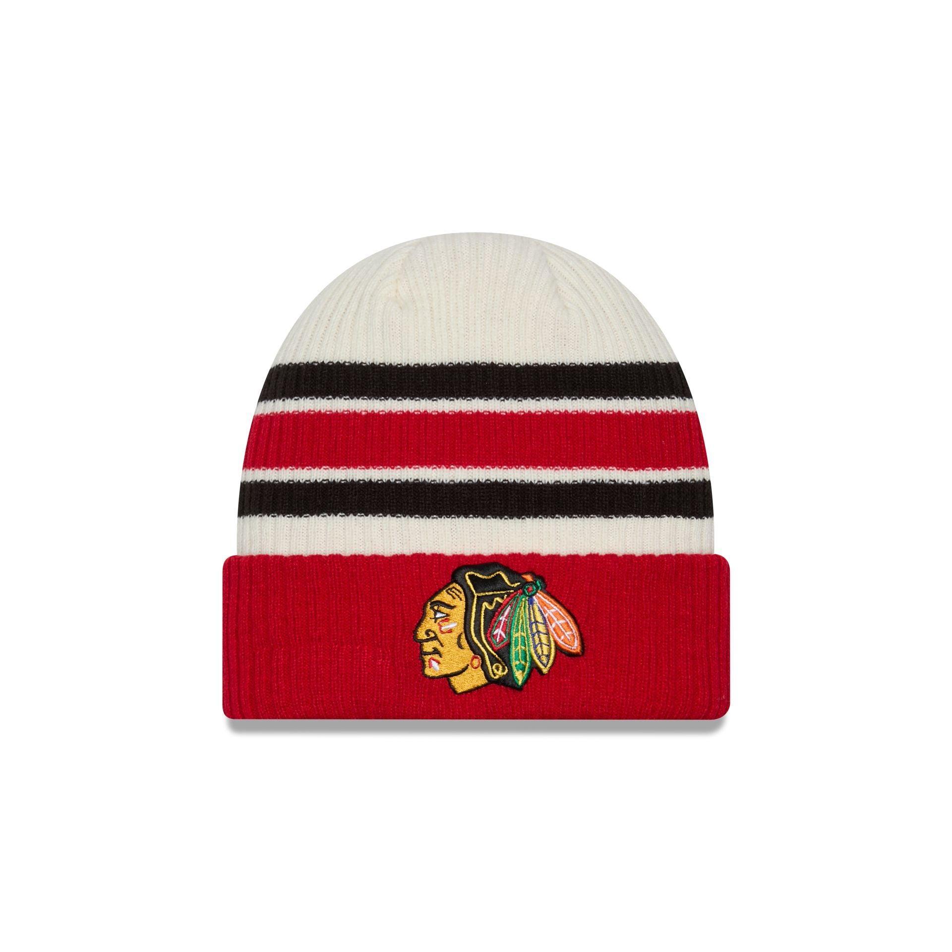 Chicago Blackhawks Vintage Ribbed Beanie Male Product Image