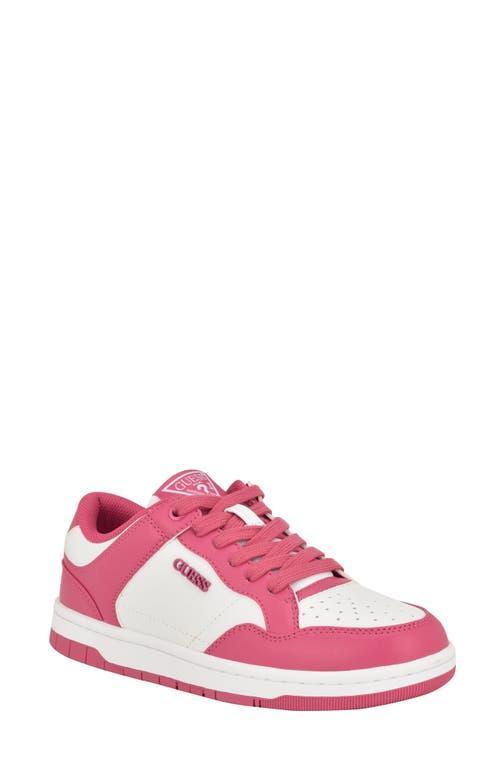 Guess Womens Rubinn Lace-Up Logo Detail Sneakers Product Image