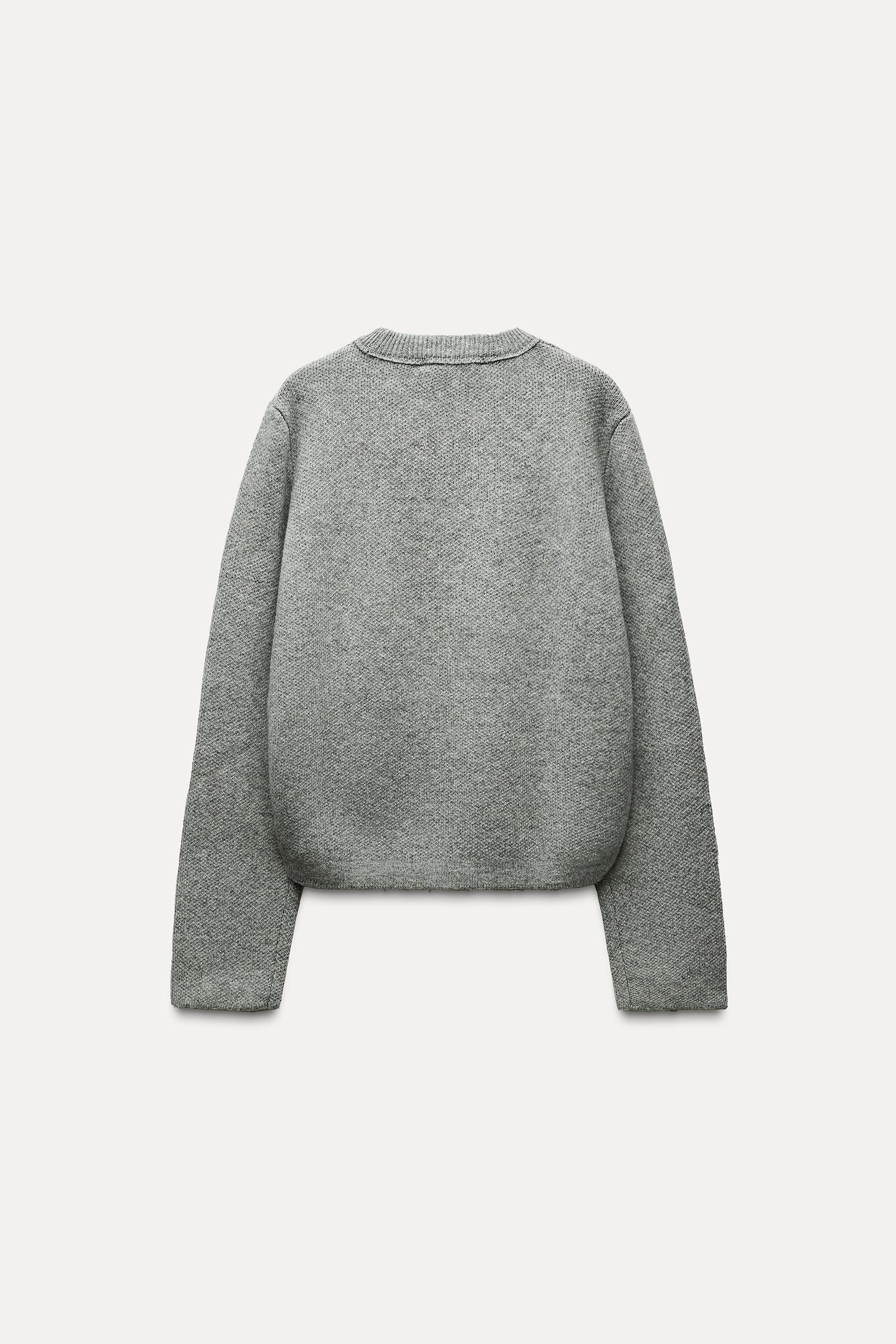 SIDE BUTTON KNIT SWEATER Product Image