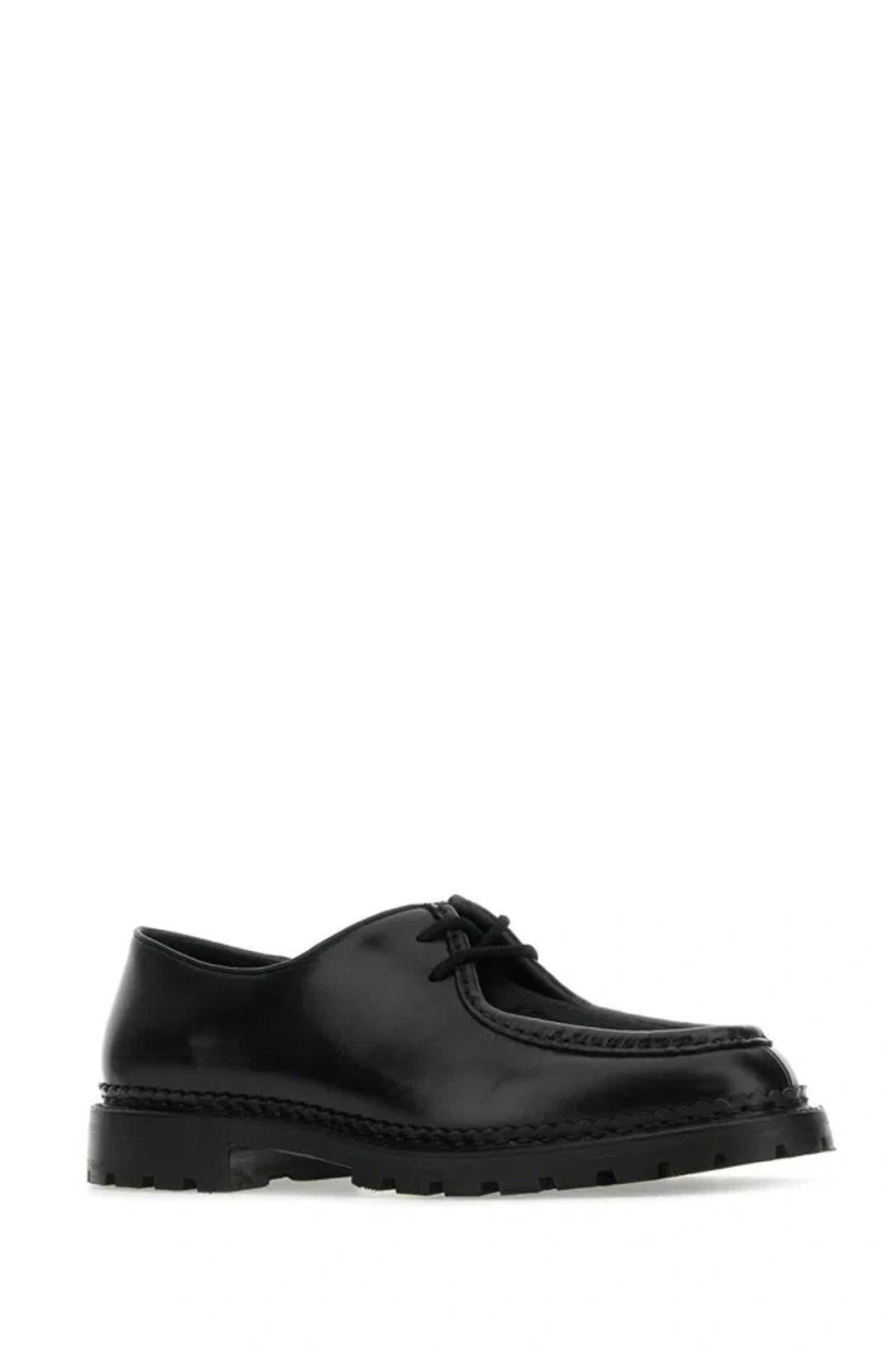 Lace-ups In Black Product Image