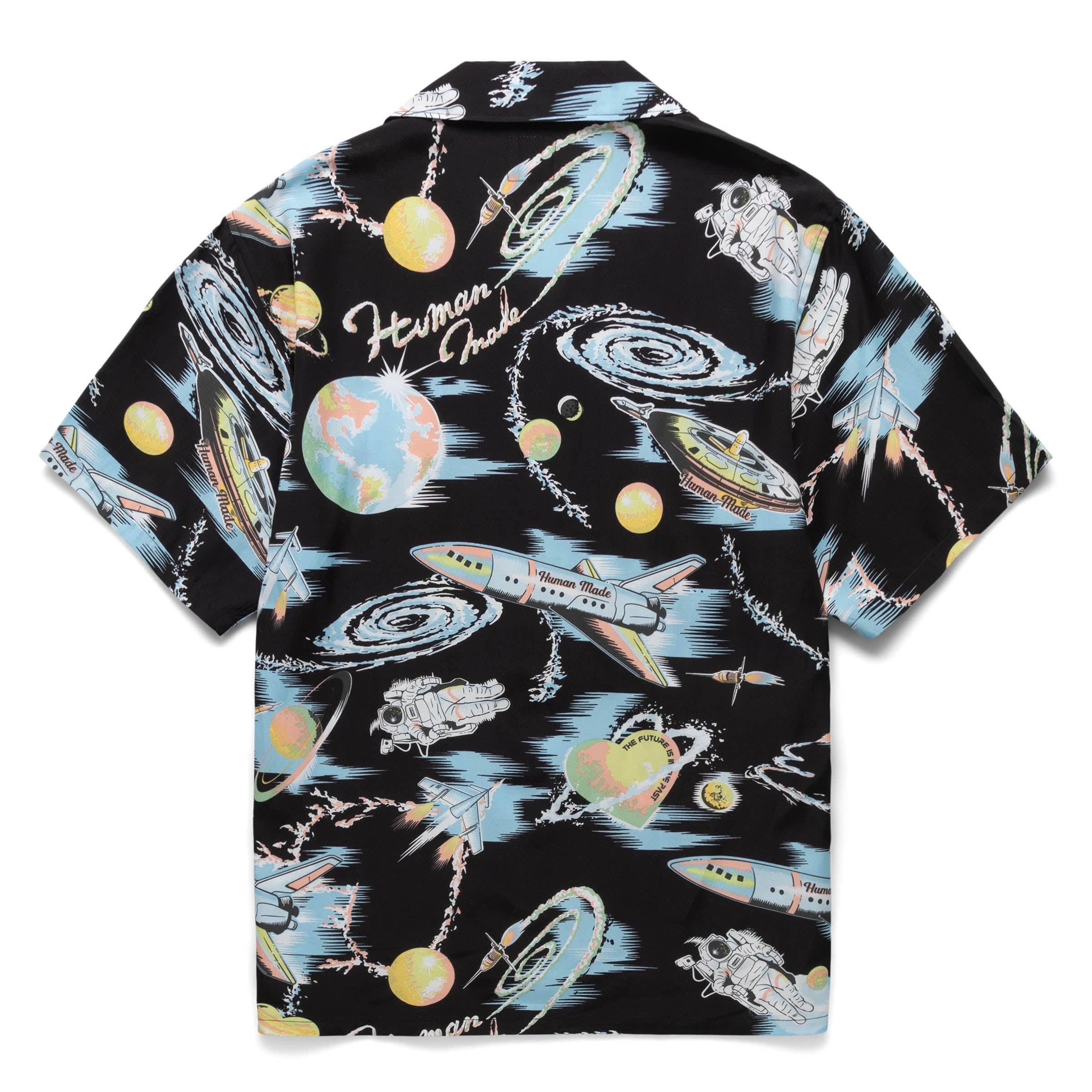 GRAPHIC ALOHA SHIRT BLACK | Bodega Product Image