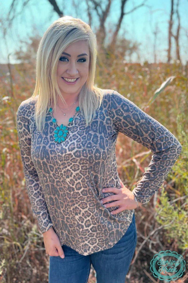 Plus Cheetah Chic Top Product Image